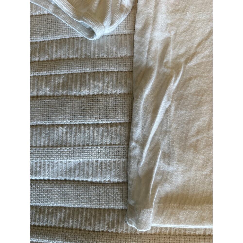 Agolde XL Ribbed Short-Sleeve Tee - Picture 2 of 3